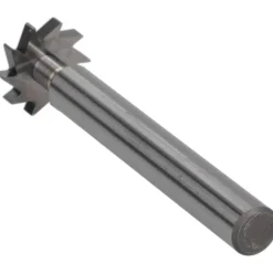 Woodruff Keyseat Cutter: 3/4" Cut Dia, 1/8" Cut Width, 3/8" Shank Dia, Straight Tooth