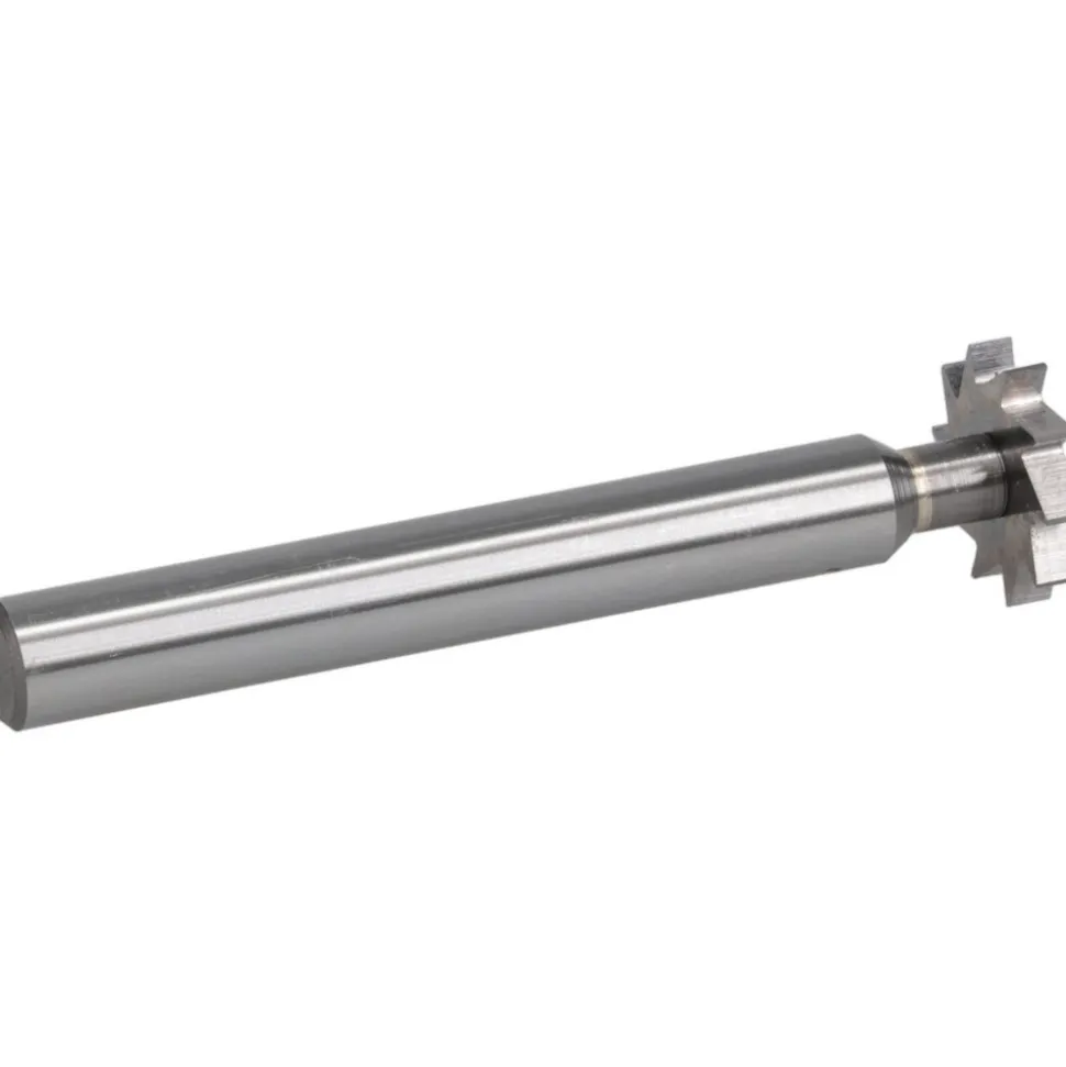 Woodruff Keyseat Cutter: 3/4" Cut Dia, 1/8" Cut Width, 3/8" Shank Dia, Straight Tooth