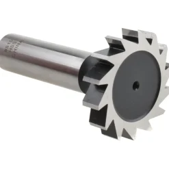 Woodruff Keyseat Cutter: 1-1/4" Cut Dia, 1/4" Cut Width, 1/2" Shank Dia, Straight Tooth