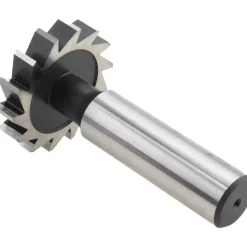 Woodruff Keyseat Cutter: 1-1/4" Cut Dia, 1/4" Cut Width, 1/2" Shank Dia, Straight Tooth