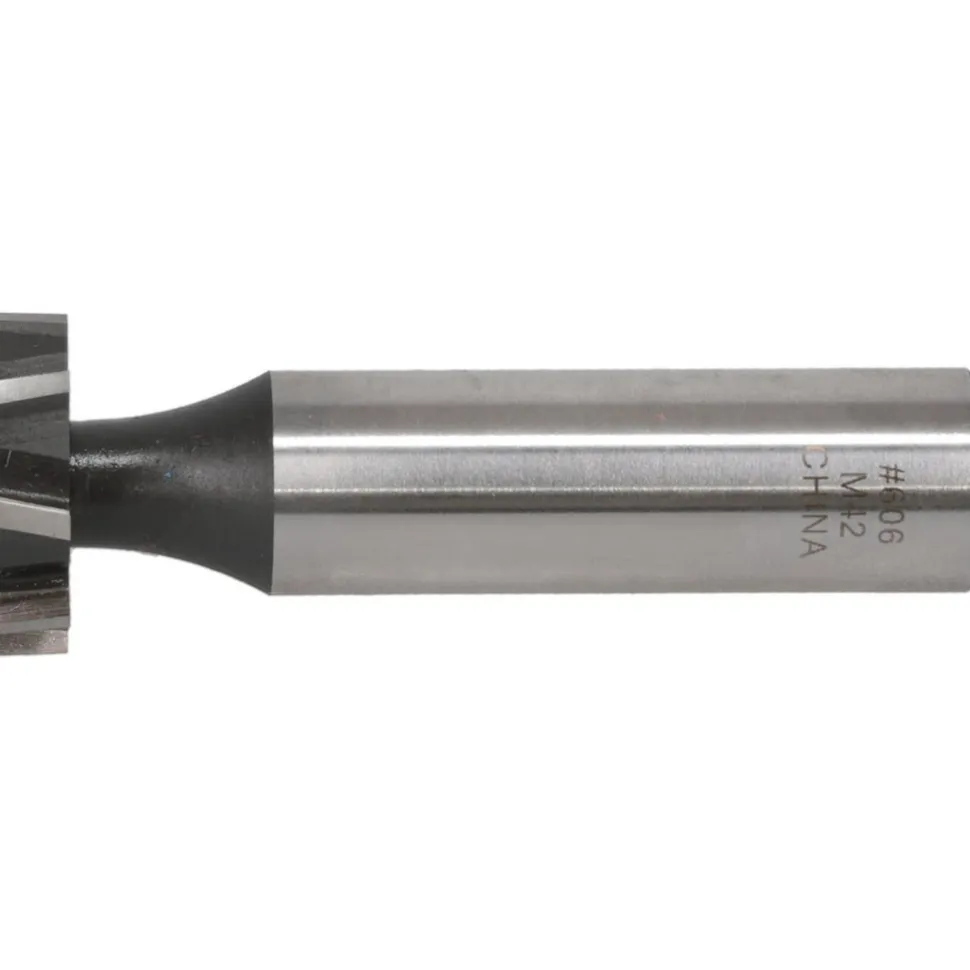 Woodruff Keyseat Cutter: 3/4" Cut Dia, 3/16" Cut Width, 1/2" Shank Dia, Staggered Tooth