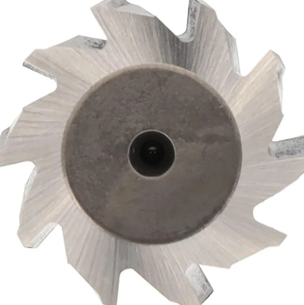 Woodruff Keyseat Cutter: 1" Cut Dia, 3/8" Cut Width, 1/2" Shank Dia, Staggered Tooth