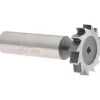 Woodruff Keyseat Cutter: 1" Cut Dia, 3/16" Cut Width, 1/2" Shank Dia, Straight Tooth