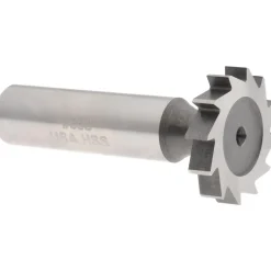 Woodruff Keyseat Cutter: 1" Cut Dia, 3/16" Cut Width, 1/2" Shank Dia, Straight Tooth