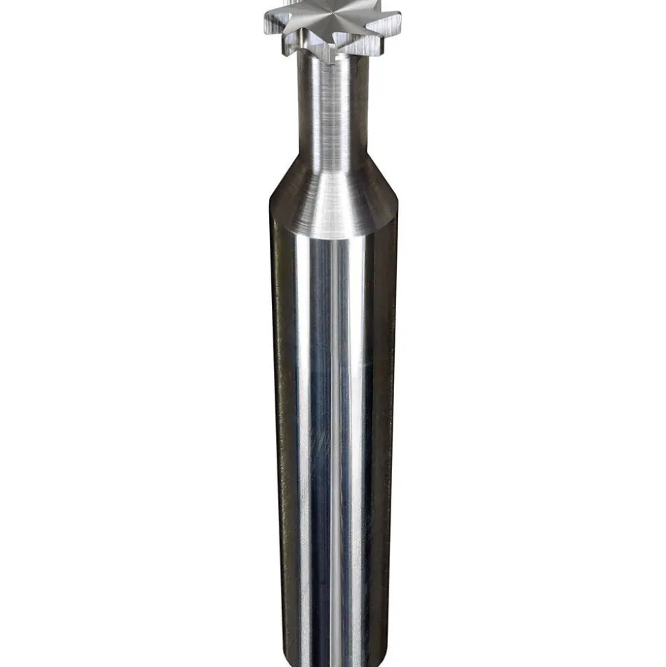 Woodruff Keyseat Cutter: 5/16" Cut Dia, 1/16" Cut Width, 5/16" Shank Dia, Straight Tooth
