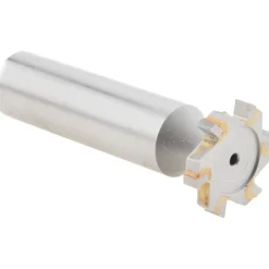 Woodruff Keyseat Cutter: 3/4" Cut Dia, 1/8" Cut Width, 1/2" Shank Dia, Straight Tooth