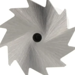 Woodruff Keyseat Cutter: 1" Cut Dia, 5/64" Cut Width, 1/2" Shank Dia, Straight Tooth