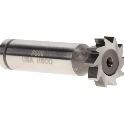 Woodruff Keyseat Cutter: 3/4" Cut Dia, 3/16" Cut Width, 1/2" Shank Dia, Straight Tooth