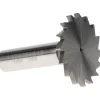 Woodruff Keyseat Cutter: 1-1/2" Cut Dia, 7/64" Cut Width, 1/2" Shank Dia, Straight Tooth