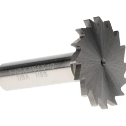 Woodruff Keyseat Cutter: 1-1/2" Cut Dia, 7/64" Cut Width, 1/2" Shank Dia, Straight Tooth