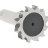 Woodruff Keyseat Cutter: 1-1/4" Cut Dia, 1/4" Cut Width, 1/2" Shank Dia, Staggered Tooth