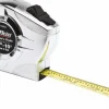 1/2" x 3m/10' P2000 Series Chrome Case SAE/Metric Yellow Clad A36 Blade Power Return Tape Measure
