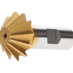1-1/2 x 1/2" 45° 12-Tooth High Speed Steel Single-Angle Cutter