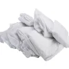 38"X80"WHT CO/PL 12/PK TWIN FITTED BED SHEET