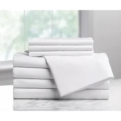 99X115 WHT 12/PK QUEEN FLAT SHEET