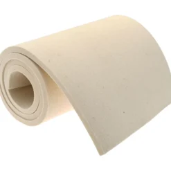 12 x 60 x 1/2" White Pressed Wool Felt Sheet