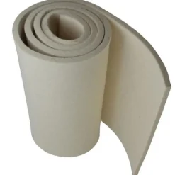 12 x 60 x 3/8" White Pressed Wool Felt Sheet